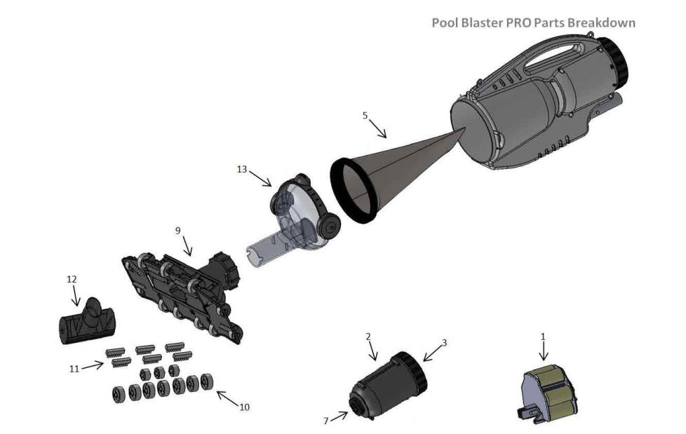 Pool Blaster Pro Schematics