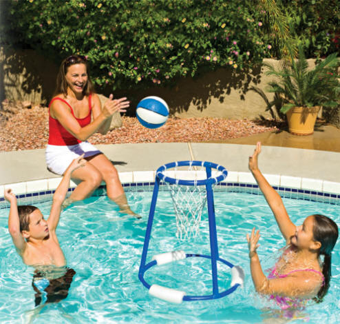 Dunnrite Pool Products : Aquahoop Basketball Game